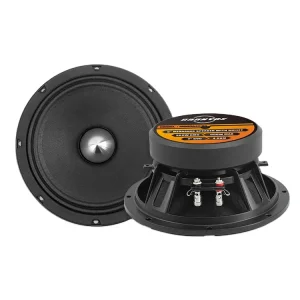 4Ohm 200 Watts Pro Audio Mid Bass Loudspeaker Car Audio 2in Voice Coil Slim 8inch Aluminum Bullet Midrange Speaker