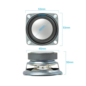 5 Inch 20W 8 Ohm Full Range Vehicle Ceiling Speaker Wide Frequency Driver for Bus Van Fleet Audio Maintenance Use