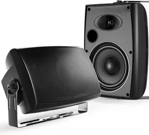 5 Inch Subwoofer and 1 Inch Tweeter Indoor Outdoor Audio Player Wall Mounted Conference Speaker Bass Speaker