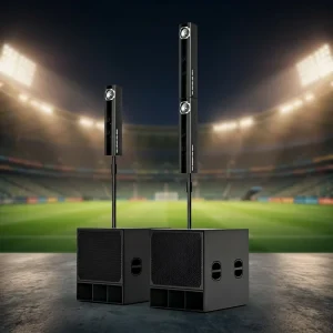 5 inch Linear Sound Column 12 inch 15 inch 800W Wooden Floor Standing Powered Subwoofer Array Line Array Performance Speaker