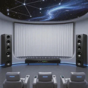 5.1 Audio Bar with Subwoofer, Speakers Audio System for Home Theater, Custom-made in Metal Material