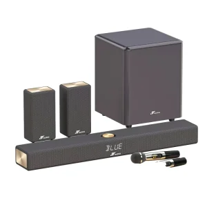 5.1 Channel Full Wireless Aluminium Home Audio Theater System 31.5-inch Smart Soundbar Speaker 2 Surround Speakers