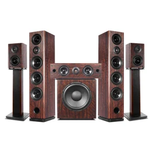 5.1 Tower Home Theater System Surround Sound Floor-Standing Wooden Home Theatre System