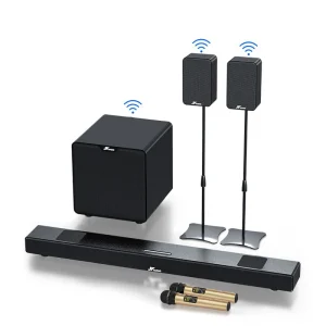 5.1CH Surround Sound Bar with Wireless Subwoofer for TV Surround Sound System for Home Theater Includes Remote Control