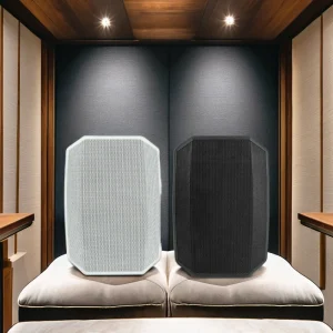 5.25 inch Outdoor Water Resistance In Wall Speakers 100V Input 30W 2way Plastic Passive Home Theatre Party Speaker 8 Ohms