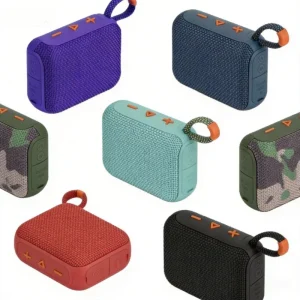 5.3 TWS Subwoofer Portable Outdoor Speaker FM Radio Built-in Microphone Long Battery Life Hi-Fi Sound 5W Output Card