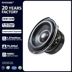 5.5 Inch 2 Ω Consumer Subwoofer Speaker Audio Driver Unit for Home Systems