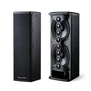 5.5-inch Wooden Column Array Speaker for Conference Rooms Hotel Banquet Halls Sound System Indoor School Government Auditoriums
