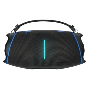 50-100W Waterproof IPX5 Portable Speaker with Handle RGB LED 8000-10000mAh Battery for Indoor/Outdoor Use