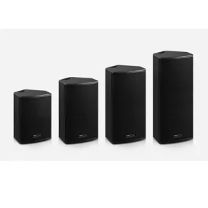 500W Active 12″ Professional Full Range Conference Speaker with Two way Audio Crossover Plastic Cabinet Supports Memory Card App