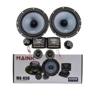 500W Car Speaker Kit 6.5 Inch Coaxial Speaker 2 way Treble Tweeter Woofer Audio System Set 6.5 Subwoofer for Car with Divider