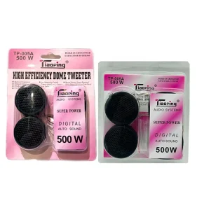 500W High Power 12V Small Audio Speaker TP-005A High Efficiency Mini Piezoelectric Tweeters 2K-22KHz 4 Ohms for Car