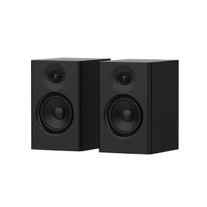 50W 2.0 Active Studio Wooden Bookshelf Computer Speakers Home Theatre for V5.3 Two Way Audio Crossover Woofer Tweeter for Home