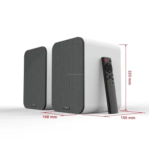 50W 2.0 Channel for 5.3 Bookshelf Speakers for Computer Soundbar Theater System with Dual Mode Subwoofer