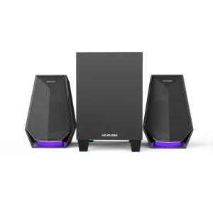 50W 2.1 Channel RGB Gaming Subwoofer Computer Home Use Easy Control Good Sound Quality Factory