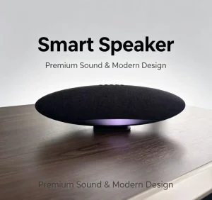 50W Airship Shape Wireless Speaker 7.4V 4000mAh Battery Portable Desktop Speaker Ideal for Home Outdoor Use Gift Giving