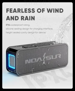 50W Powerful Bluetooth Speaker 5200mAh Battery RGB LED Light TWS Pairing Portable Speaker for Home Theatre Party Camping Outdoor