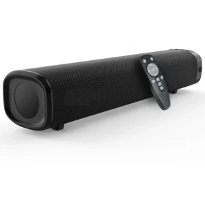 50W Sound Bar for PC Built in Subwoofer Wired Speaker for Computer Optical Aux USB Wall Mountable Surround Sound System for TV