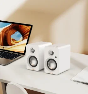 50w Output Power Mobile Phone Computer TV Bookshelf Speaker Indoor Home Use ABS Shell Customization Service Supported