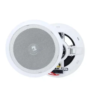 515B-1 Round Flush Mount Metal Mesh 5 Inch 5W 100V Ceiling Speaker PA Speaker Background Music Speaker for Office Bulk Supply