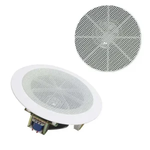 515B 5-Inch 5W PA Ceiling Speaker System for Home Theatre Surround Sound Separate Packaging