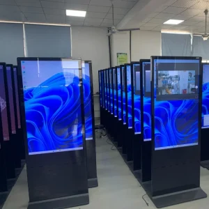 55 75 Inch Full Screen Lcd Indoor Floor Standing Digital Signage Display Icd Digital Signage