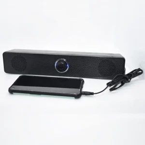 5W 2.0 USB Powered Wired Desktop PC Laptop Speaker Sound Bar RGB LED Light Gaming Computer Speakers
