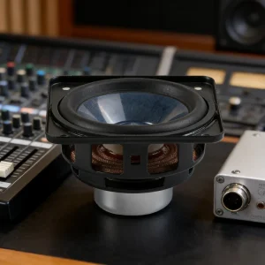 5W/8W Universal Upgrade Coaxial Nano Plastic Car Speaker Model 058 with 2 Inch Plastic Cone
