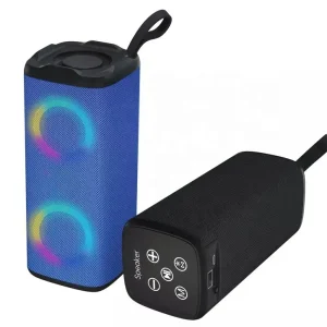 5W Rugged Bluetooth Wireless Fabric Mini Circular Portable Speaker