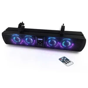 6” ATV/UTV Soundbar 6-speaker Wireless for Off-Road and Sand Dune Vehicles Car Audio System