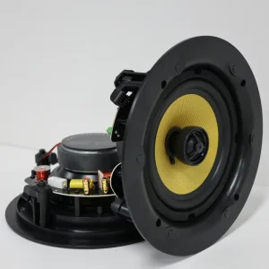 6 Inch 60W+ 1.5 Inch Tweeter for Home Theater for Bluetooth Ceiling Speaker with 120W Amplifier Supports AUX TV Connection