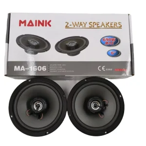 6 Inch Full Size Disc Coaxial Speaker Iron Horn 650W 4 Ohms Car Audio Control Power Amplifier Set Model 9250