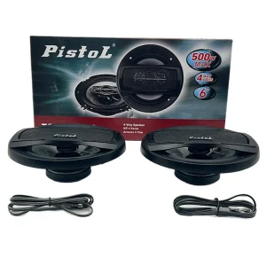 6 Inch Round 500W High Power Car Coaxial Speaker 12V Full Range Active with Good Sound Iron Material Speaker Accessories