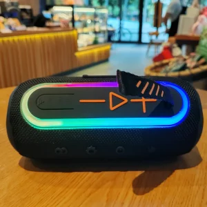 6 Max Portable Bluetooth 5.3 Wireless Speaker RGB LED Lighting USB AUX Multifunctional FM Radio for Home Outdoor Gifts
