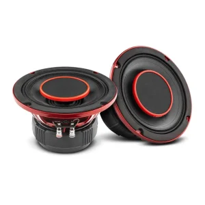 6.5 Coaxial Hybrid Mid Range Water Resistant Cone Loudspeaker with Built in Driver 225 Watts Rms 4 Ohm