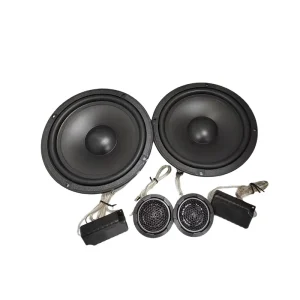 6.5 Inch 2 Way Coaxial Car Audio Speaker Full Range Iron Disc Design Car Component Speakers