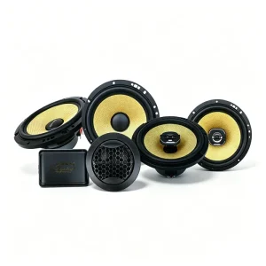 6.5 Inch 2 Way Coaxial Car Audio Whole Set Speaker ABS Frame 4 Ohm High Compatibility In Stock Customizable Fast Ship