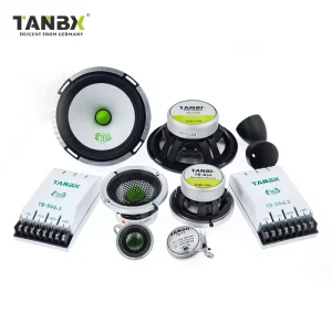 6.5 Inch 3 Way Car Audio Speaker 4 Ohm Car Component Speaker Max 400W Full Range Car Speakers TB D65.3