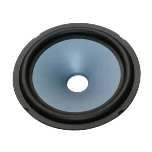 6.5 Inch Blue Aluminum Rubber Surround Speaker Paper Cone with Super Bass for Professional and Home Audio Computer Use