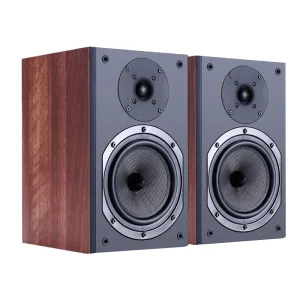 6.5 Inch Bookshelf Speaker Hifi Tweeter Woofer LoudSpeaker Desktop Wooden Passive Home Theater Audio System Sound Speaker