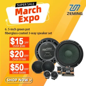 6.5 Inch Component Car Speaker Full Range Coaxial Speaker