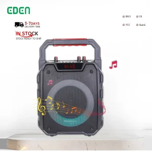 6.5 Inch Powered DJ Stereo Bass Active Tower Trolley Party Speaker Bluetooth PA Speaker System Outdoor Speaker