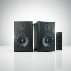 6.5 Inches 2.0 Channel V5.3 Bookshelf Speakers 300W Two-Way Audio Crossover Studio Monitor Home Theater Hi-Fi Music