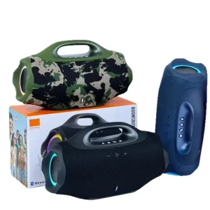 60W High Power BOOMBOX4 Outdoor Portable Smart Speaker Heavy Bass Stereo Wireless Desktop Audio Speaker