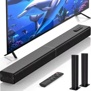 60W Output BT Detachable 2.0CH TV Sound Bar Home Theater Speaker for TV Wireless BT ARC SoundBar