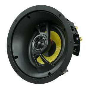 6inch High Power 80W HiFi In Wall Ceiling Speaker for Home Theater & Computer Use with 6″ Woofer 1″ Tweeter for V5.0 White