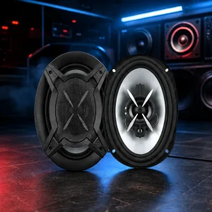 6×9 Inch 3-Way Coaxial Car Speakers 450W Peak 60W RMS 92dB High Sensitivity 4 Ohm Universal Auto Audio Speaker Pair