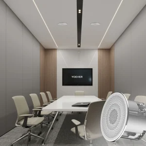 7” Android 11 Touch Screen Wall Amplifier Controller with 2pcs 2.5 Inch Ceiling Speakers WIFI Smart Home Audio Kit