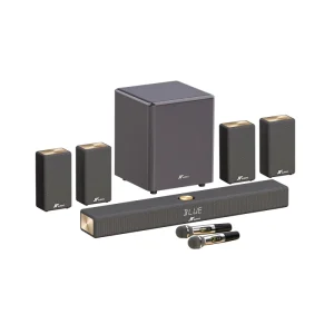 7.1CH Surround Sound Systems Home Theater System 420 Watts Peak Power 8″ Subwoofer Full Wireless Stereo Speakers Strong Bass