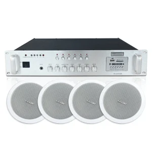 703 Passive 60w Background Music Stereo Sound System 8 Ohm Hifi Ceiling Speaker for Church Sound System